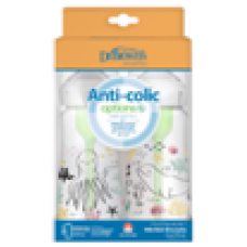 Options+ 仿母乳排氣奶樽 - 海洋彩繪 PP 9oz 兩個裝