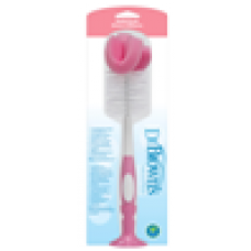 兩用奶樽清潔刷 - 粉紅