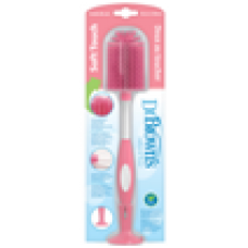 兩用奶樽刷 (耐熱軟膠) - 粉紅