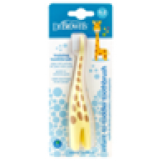 幼兒軟毛直立式牙刷 - 長頸鹿