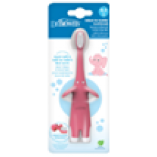 幼兒軟毛安全牙刷 - 小象 - 粉紅
