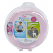 Potette Plus 兩用摺合便攜廁所 - 粉紅