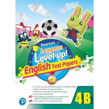 PEARSON LONGMAN LEVEL UP! ENGLISH TEST PAPERS 4B