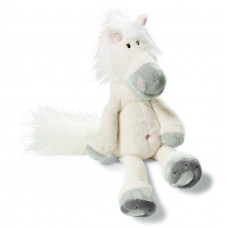 Horse white 15cm dangling