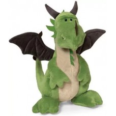 Dragon green 15cm sitting