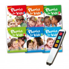 朗文學習筆+NEW PHONICS FOR KIDS 1-6套裝 (共7件)