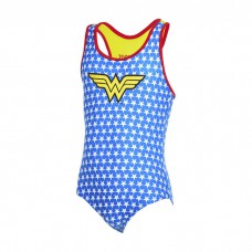 Zoggs - 女童神奇女俠運動泳衣 (藍/黃)