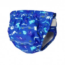 Aquasport - 幼童可調節游泳尿布 (藍)