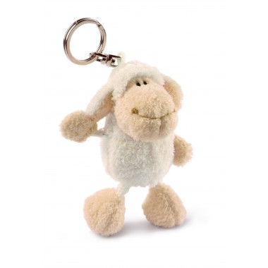 Sheep white 10 cm Bean Bag Keyring (24881)