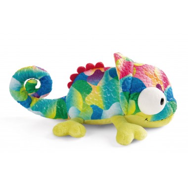 Soft toy chameleon Candymon 25cm lying GREEN