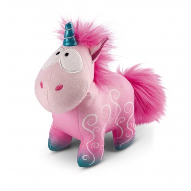 Soft toy unicorn Midnight Floral 22cm standing GREEN