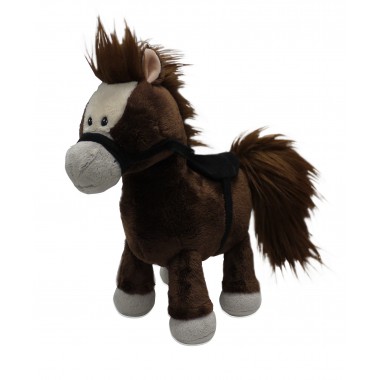 25cm Standing Brown Horse