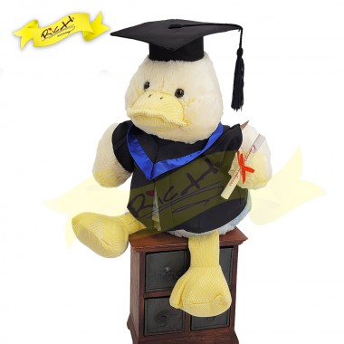 Graduation Duck (53cm Hat to Toe) (38cm Sitting Height) (7K561G)