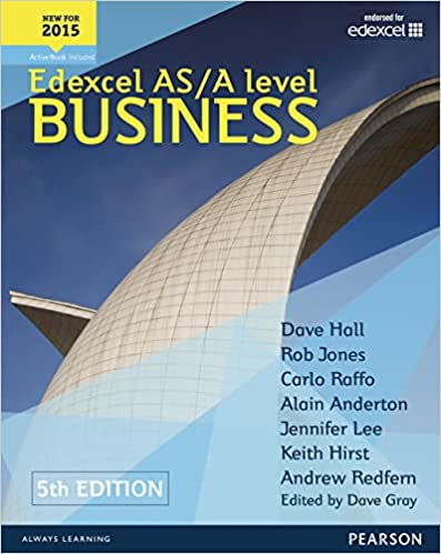 Edexcel AS/A level Business 5th edition  Student Book and ActiveBook